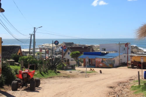 Restaurant Road in Punta del Diablo